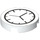 LEGO Tile 2 x 2 Round with Clock Face (Bottom Stud Holder) (14769 / 80269)