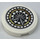 LEGO Tile 2 x 2 Round with Clock Face Sticker with Bottom Stud Holder (14769)