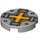 LEGO Fliese 2 x 2 Runden mit Kreuz mit unterem Bolzenhalter (14769 / 24396)