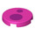 LEGO Tile 2 x 2 Round with Pink Circles with Bottom Stud Holder (14769 / 79546)