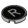 LEGO Tile 2 x 2 Round with &#039;R&#039; Typewriter Key with Bottom Stud Holder (14769 / 79377)