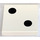 LEGO Tile 2 x 2 with 2 Black Dots (Dice) with Groove (3068)