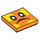 LEGO Fliese 2 x 2 mit Bramball Gesicht mit Nut (76890 / 102200)