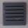 LEGO Tile 2 x 2 with Damaged Vents (Design Two) Sticker with Groove (3068)