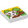 LEGO Fliese 2 x 2 mit Hund mit Guitar mit Nut (3068 / 106561)