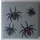 LEGO Tile 2 x 2 with Four Spiders (Red, Black, Yellow, Green) Pattern with Groove (3068 / 43754)