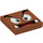 LEGO Tile 2 x 2 with Goomba Face with Central Eyes with Groove (3068 / 79530)