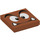 LEGO Tile 2 x 2 with Goomba Face with Close Eyes with Groove (3068 / 68938)