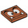 LEGO Tile 2 x 2 with Goomba Face with Close Eyes with Groove (3068 / 68938)