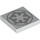 LEGO Tile 2 x 2 with Gray Imperial Star with Groove (3068 / 104335)