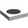 LEGO Fliese 2 x 2 mit Nut und Schwarz Kreis mit Nut (3068)