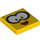 LEGO Tile 2 x 2 with Lakitu Happy Face with Big Eyes with Groove (3068 / 79528)