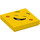 LEGO Tile 2 x 2 med Laughing Ansikt med Rille (3068 / 65685)