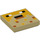 LEGO Tile 2 x 2 with Minecraft Pufferfish Face with Groove (3068 / 76943)