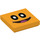 LEGO Tile 2 x 2 with Pokey Smile Face with Groove (3068 / 68923)