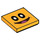 LEGO Tile 2 x 2 with Pokey Smile Face with Groove (3068 / 68923)