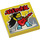 LEGO Tile 2 x 2 with Rock Poses print with Groove (3068)