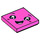 LEGO Tile 2 x 2 with Smiling Face with Tears and Small Tongue with Groove (3068 / 44355)