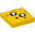 LEGO Tuile 2 x 2 avec Surprised Affronter avec rainure (3068 / 65687)