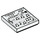 LEGO Tuile 2 x 2 avec dinde dans the Straw Sheet Music Décoration avec rainure (3068 / 60370)