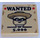 LEGO Tile 2 x 2 with &#039;WANTED&#039;, &#039;5.000&#039; and Lego Masked Head with Hat with Groove (3068)