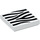 LEGO Tile 2 x 2 with Zebra Stripes with Groove (3068 / 29202)