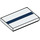 LEGO Tile 2 x 3 with Dark Blue Stripe (26603 / 45356)