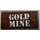 LEGO Tile 2 x 4 with &#039;GOLD MINE&#039; Sticker (87079)