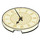 LEGO Tuile 3 x 3 Rond avec Gold Clock Affronter (67095 / 104065)