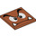 LEGO Fliese 4 x 4 mit Goomba Gesicht (1751 / 100437)