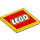 LEGO Gładka płytka 4 x 4 z LEGO logo (1751)