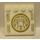 LEGO Tile 4 x 4 with Studs on Edge with Gold Round Sensei Wu Emblem and Geometric Designs Sticker (6179)