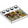 LEGO Tuile 4 x 4 avec Goujons sur Bord avec Notice Tableau (6179 / 80815)