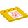 LEGO Fliese 4 x 4 mit Bolzen auf Kante mit Pizza Planet Sign Links of Bolzen (6179 / 90834)
