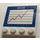 LEGO Tuile 4 x 4 avec Goujons sur Bord avec Sales Chart Autocollant (6179)
