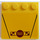 LEGO Tuile 4 x 4 avec Goujons sur Bord avec &#039;TAXI&#039; Autocollant (6179)