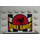 LEGO Tuile 4 x 6 avec Goujons sur 3 Edges avec &#039;BIKE SHOP&#039; Autocollant (6180)