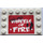 LEGO Fliese 4 x 6 mit Bolzen auf 3 Edges mit &quot;Schwarz Harley&#039;s Räder of Feuer&quot; Aufkleber (6180)