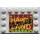 LEGO Fliese 4 x 6 mit Noppen auf 3 Edges mit &quot;Jokerland - Happy Land&quot; Aufkleber (6180)