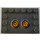 LEGO Tile 4 x 6 with Studs on 3 Edges with Yellow Circles (Bionicle Code), Type 8 Sticker (6180)