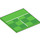 LEGO Fliese 6 x 6 mit Football pitch Kante mit Unterrohren (10202 / 73174)
