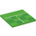 LEGO Fliese 6 x 6 mit Football pitch Kante mit Unterrohren (10202 / 73174)