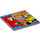 LEGO Fliese 6 x 6 mit &quot;Its Fritter&quot; mit Unterrohren (10202 / 33685)