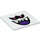 LEGO Tile 6 x 6 with King Boo Face with Dark Purple Tongue with Bottom Tubes (10202 / 94377)