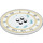 LEGO Tuile 8 x 8 Rond avec 2 x 2 Centre Goujons avec Clock Affronter (6177 / 104089)