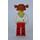 LEGO Tina mit Weiß Blouse und Lime Shirt Minifigur