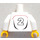 LEGO Torse avec Adidas logo et #2 sur Retour (973)