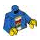 LEGO Torso met Blauw Trui en Wit T-Shirt (973 / 76382)