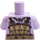 LEGO Torso with Dark Tan Armor and Dark Azure Jewel and Spikes (973 / 76382)