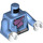 LEGO Torso with Jacket, Purple Scarf, White Gloves (76382 / 88585)
